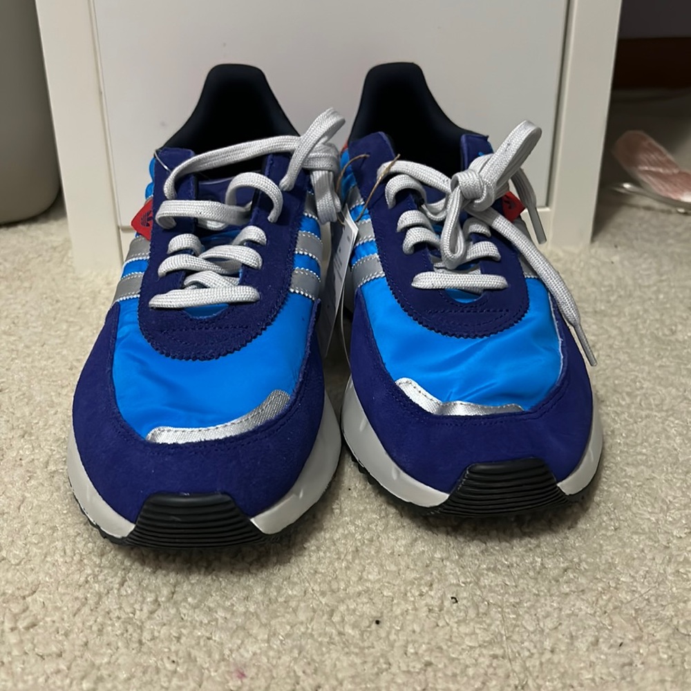 Adidas Retropy F2 Mens Shoes Blue/Red Size 10.5
